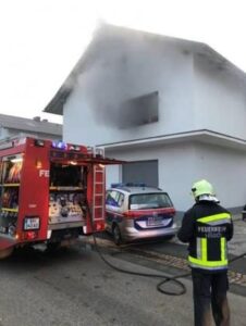 Küchenbrand in Landskron